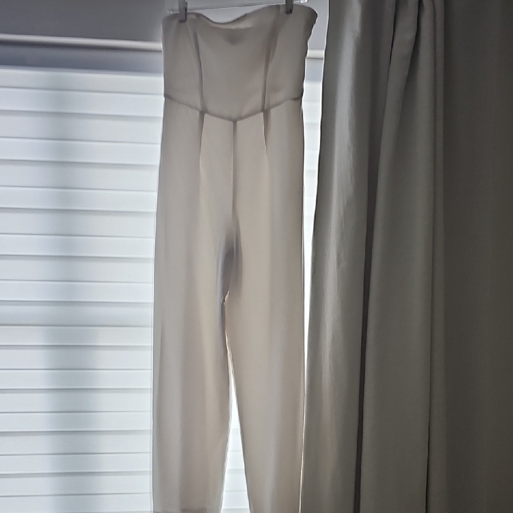 Wild Fable White Strapless Jumpsuit